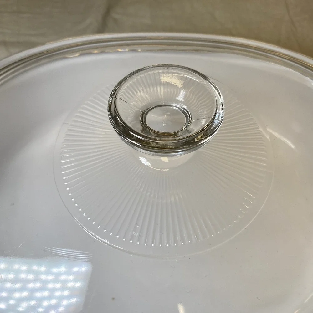Vintage Corning Ware Callaway Ivy F-2-B 2.8L 3 Qt Oval Casserole Pyrex Lid USA